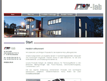 Tablet Screenshot of air-lab.de